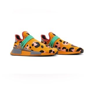 Unisex Adidas NMD Hu Pharrell Animal Leopard Primeknit upper. BOOST midsole